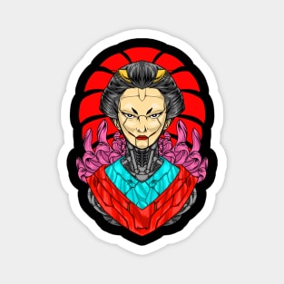 mecha Geisha Magnet