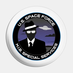 Space Force - Men in Black Special Services Emblem Pin