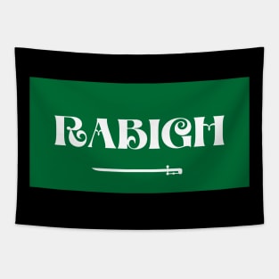 Rabigh City in Saudi Arabian Flag Tapestry