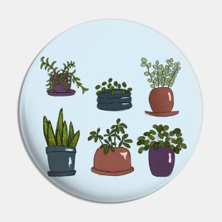 Just Me and My Plants Pin