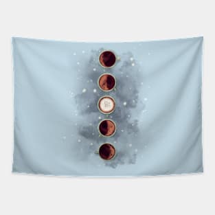 Lunar Coffee Tapestry