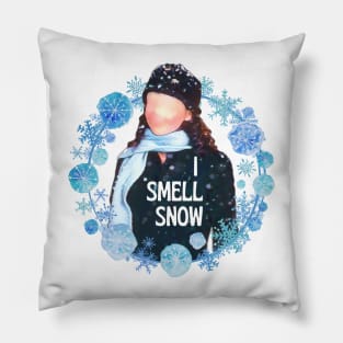 I Smell Snow - White - Gilmore Pillow