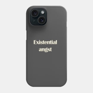 Existential angst Phone Case