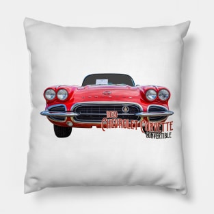 1962 Chevrolet Corvette Convertible Pillow