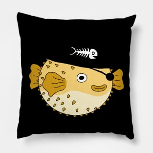 Pirate Pufferfish Pillow