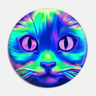 Trippy Kitty Pin