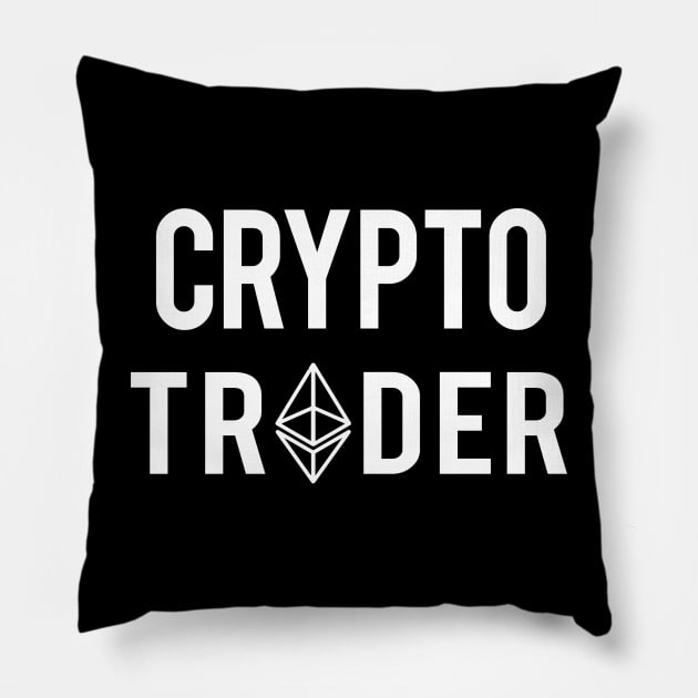 Crypto Trader Pillow by CryptoHunter