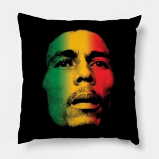 Bob Marley Face Pillow