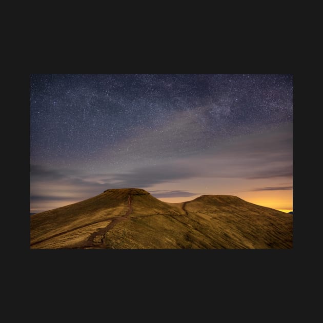 Corn Du and Pen y Fan by dasantillo