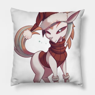 Cute Horse Drawing Pillow