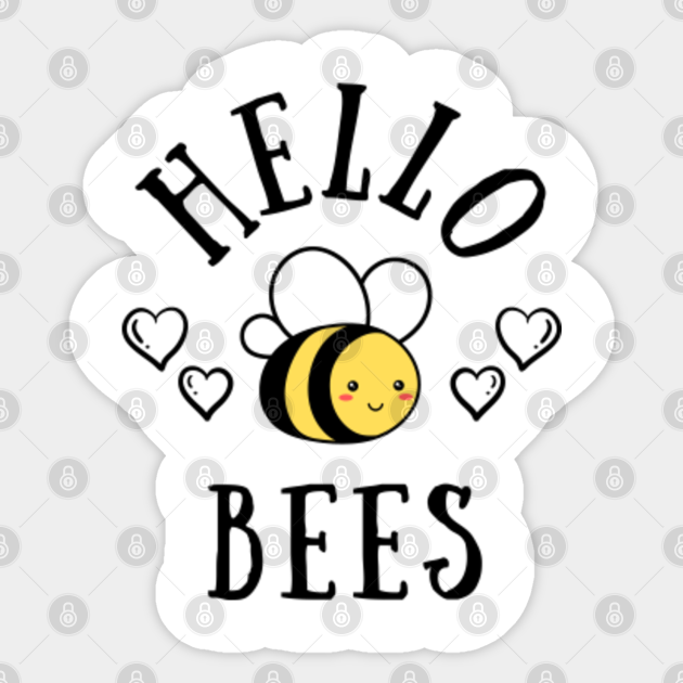 Hello Bees Mighty Nein Jester Caduceus Help It S Again Hello Bees Sticker Teepublic