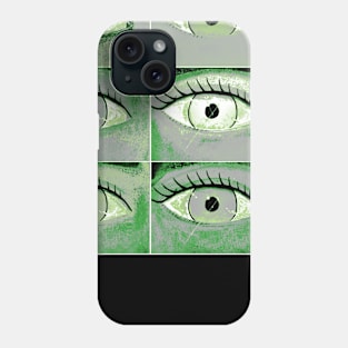 Aromantic Pride Painted Eyes Collage Phone Case