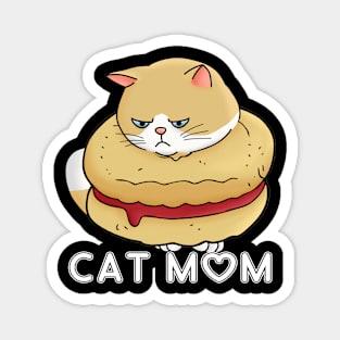 Cat mom Magnet