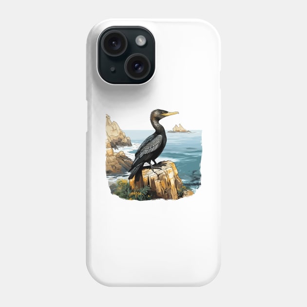 Cormorant Phone Case by zooleisurelife