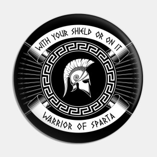 Warrior of Sparta Pin