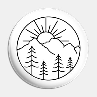 Camping Hiking Nature Lover Gift Pin