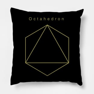 Octahedron, Sacred Geometry. Pillow