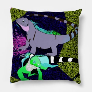 Iguanas Pillow