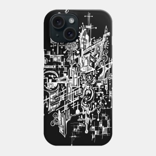 Abstract doodle art Phone Case