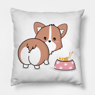 Ramen Corgi Pillow