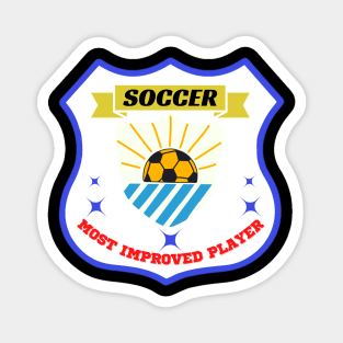 most improved player soccer Magnet