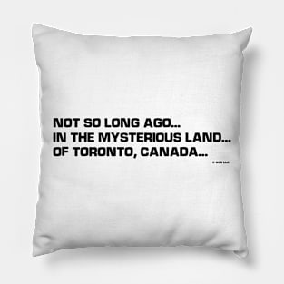 scott pilgrim vs the world, Not so long ago in the mysterious land of Toronto Canada Pillow