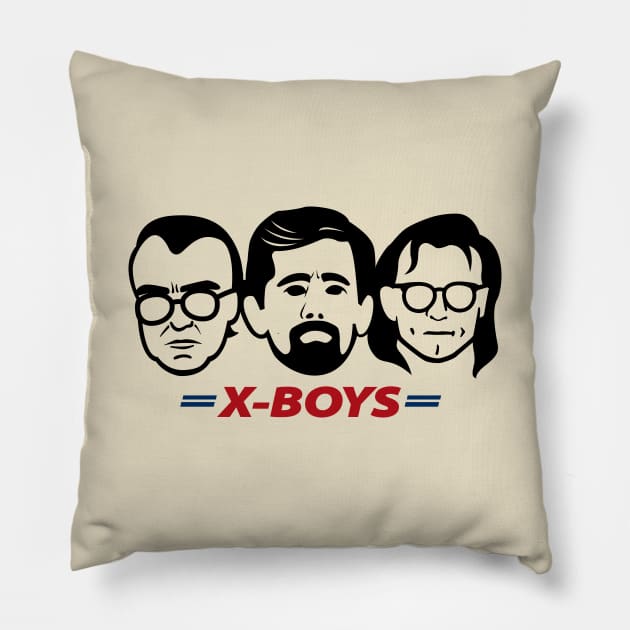 X-Boys Pillow by Kent_Zonestar