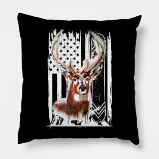 American Deer Hunter Pillow