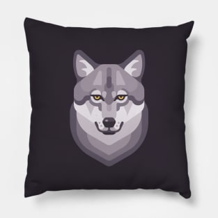 Wolf Head Pillow