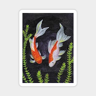 Goldfish Acrylic Painting Magnet