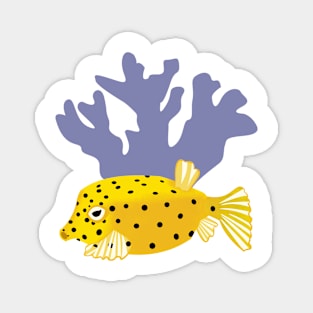 Yellow Boxfish Magnet