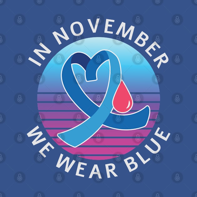 In November We Wear Blue diabetes awareness month by Sal71