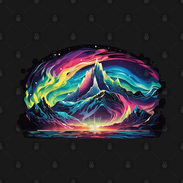 aurora borealis by vaporgraphic