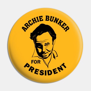 Archie for President Pin