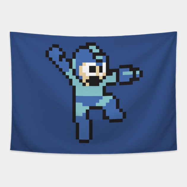 Megaman jump'n shoot Tapestry by Slappers