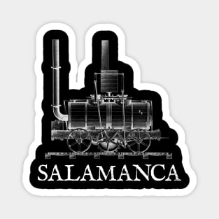 SALAMANCA Steam Locomotive 1812 Engine Train History Magnet