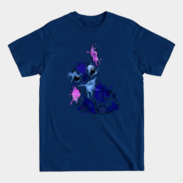 Disover Stitch watercolour - Lilo And Stitch - T-Shirt