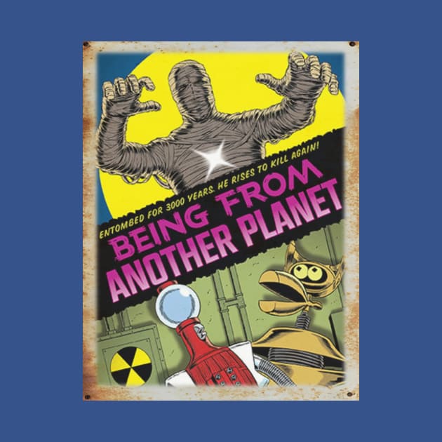 Mystery Science Rusty Barn Sign - Being From Another Planet by Starbase79