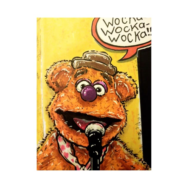 Fozzie Bear Art by dustinPrime