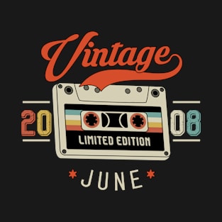 June 2008 - Limited Edition - Vintage Style T-Shirt