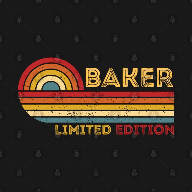 Retro Vintage Limited Edition Baker - Birthday Gift Ideas For Bakers by Pezzolano