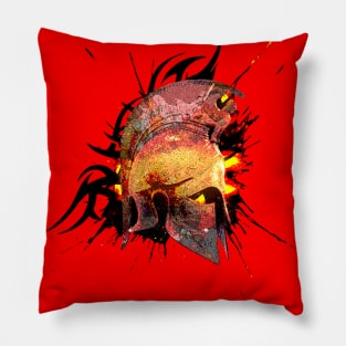 Grunge Spartan Pillow