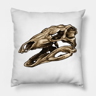 Dinosaur Skull Stegosaurus Pillow