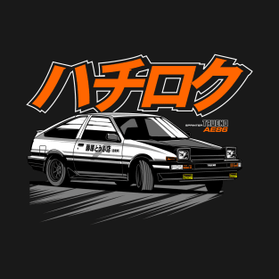 Initial D Toyota AE86 Trueno T-Shirt