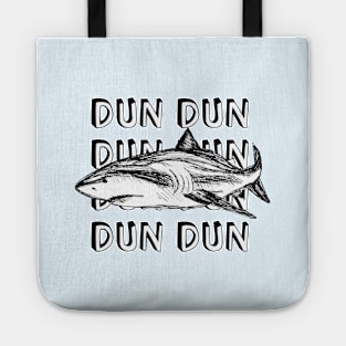 Funny Shark Attack Tote