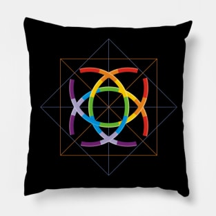 Rainbow Yantra Pillow