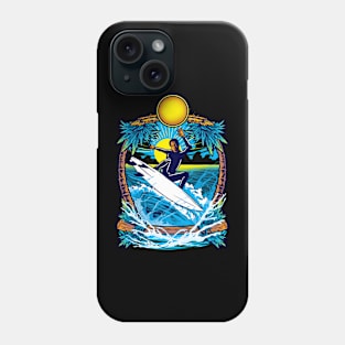 Summer Tropical Surfing Ocean Phone Case