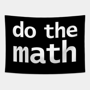 Do the Math Funny Typography Tapestry