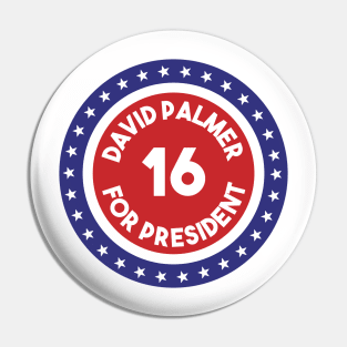 Re-Elect David Palmer 2016 (Ring of Stars) Pin