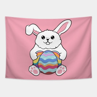 rabbit and egg happy easter days Tapestry